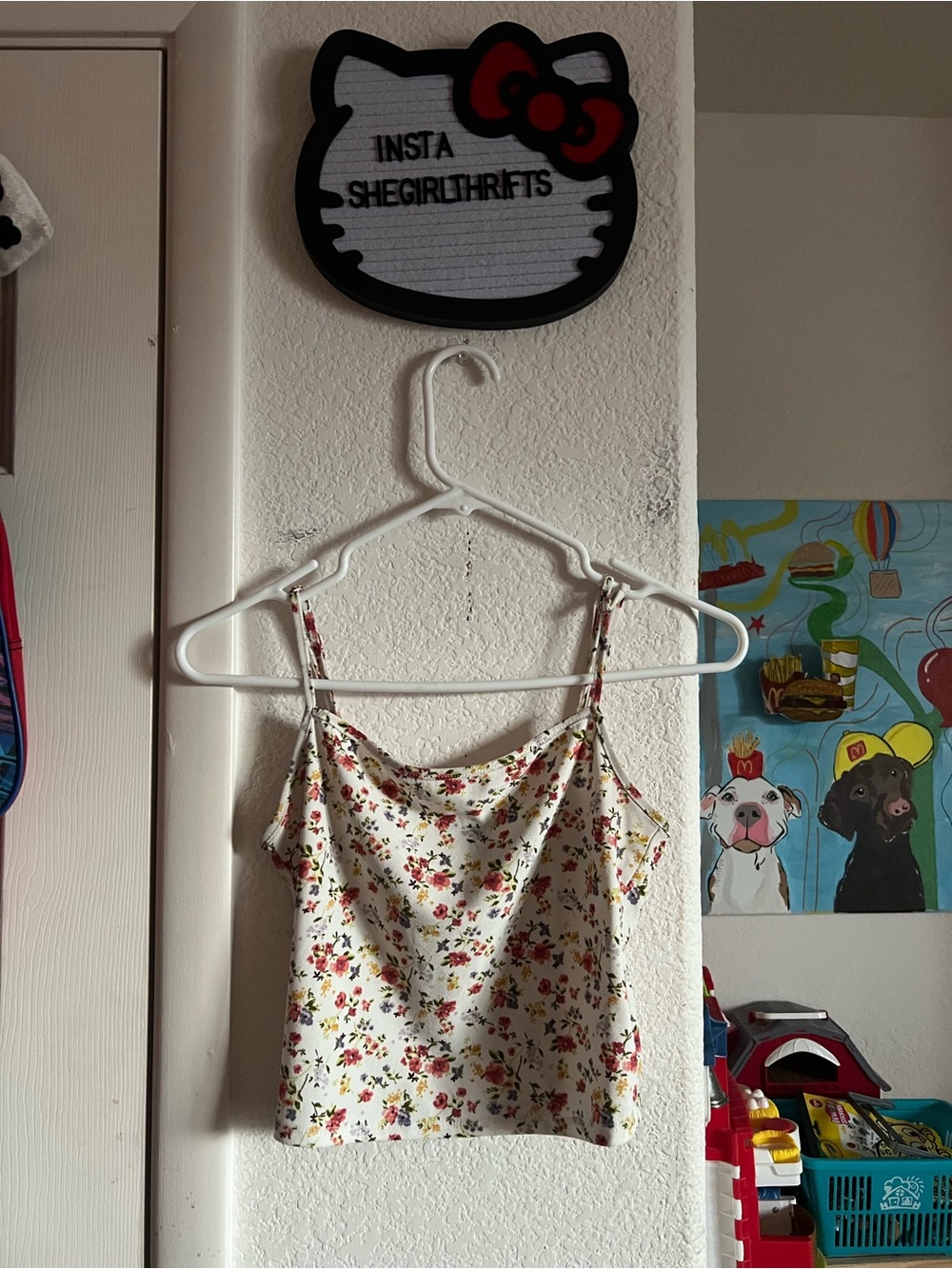 forever 21 floral tank top